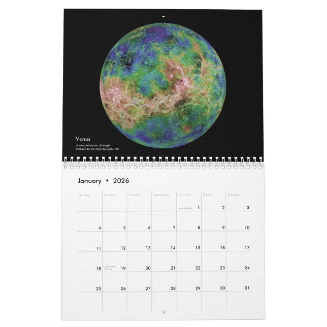 Wandkalender "The Solar System" 2012 (Jan 2026)