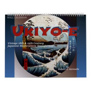 Wandkalender Ukiyo-e Japaner-Meisterwerke