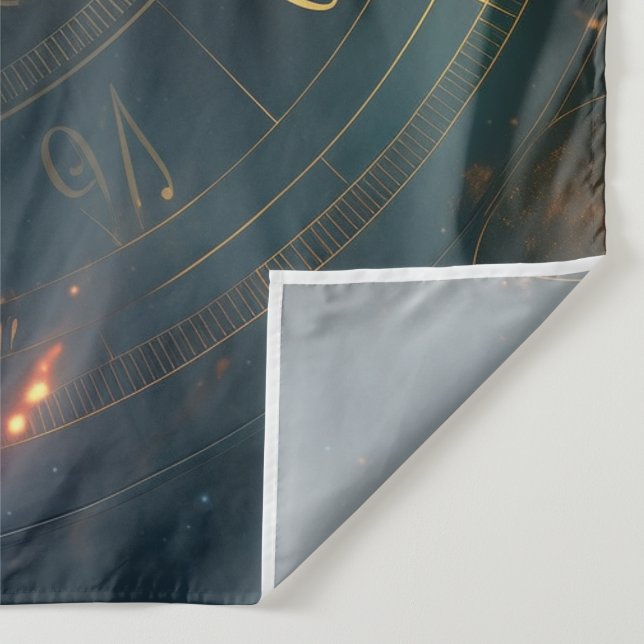 Wandkleed met Zodiact Symbool   Wandteppich (Detail)