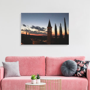 Wandkunst auf Canva - Il Duomo di Spoleto bei Dämm Leinwanddruck
