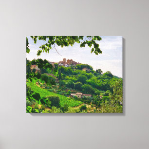 Wandkunst auf Canva - Panzano in Chianti - TOSCANA Leinwanddruck