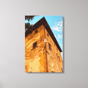 Wandkunst auf Canva - Panzano in Chianti, TUSKANIE Leinwanddruck