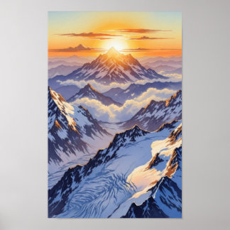 Wandkunst. Eisberge Poster