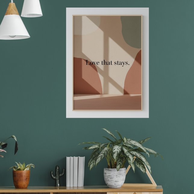 Wandkunst-Ewige Liebe Poster (Wohnzimmer 1)