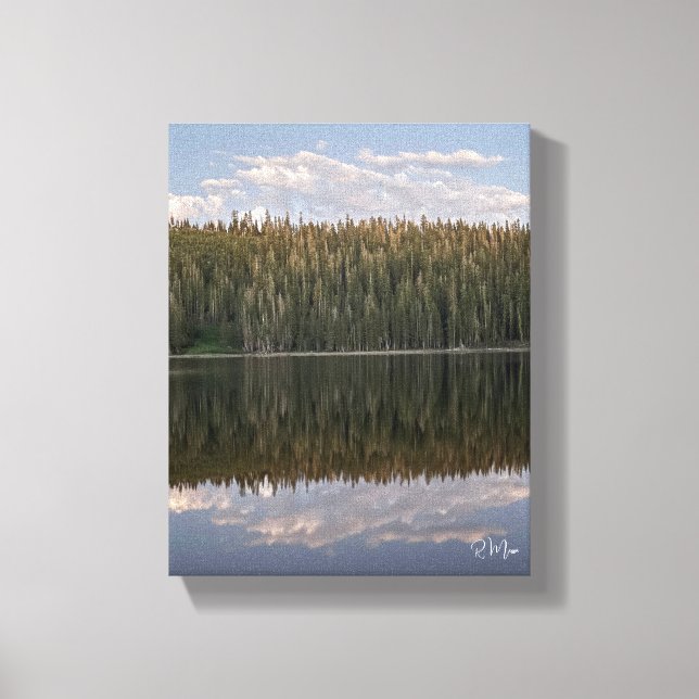 Wandkunst Reflexionen Leinwanddruck (Vorderseite)