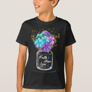 Wandkunst zum Monat der Prävention von psychischen T-Shirt