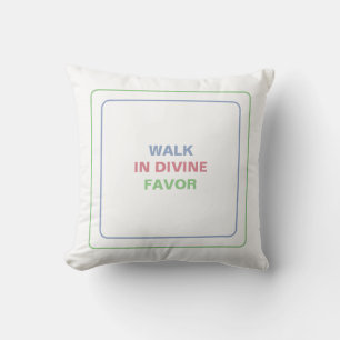 Wandle in göttlicher Gunst: Umarme spirituelle Füh Kissen