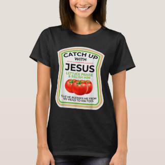 Wandle mit dem Herrn Psalm 37_4 Lustiger christlic T-Shirt