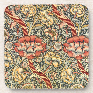 Wandle von William Morris, Vintage-Textil Fine Art Getränkeuntersetzer