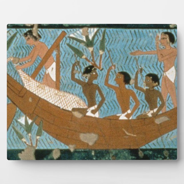 Wandmalerei aus dem Grab von Ipuy, Thebes, Tief Fotoplatte (Vorderseite)