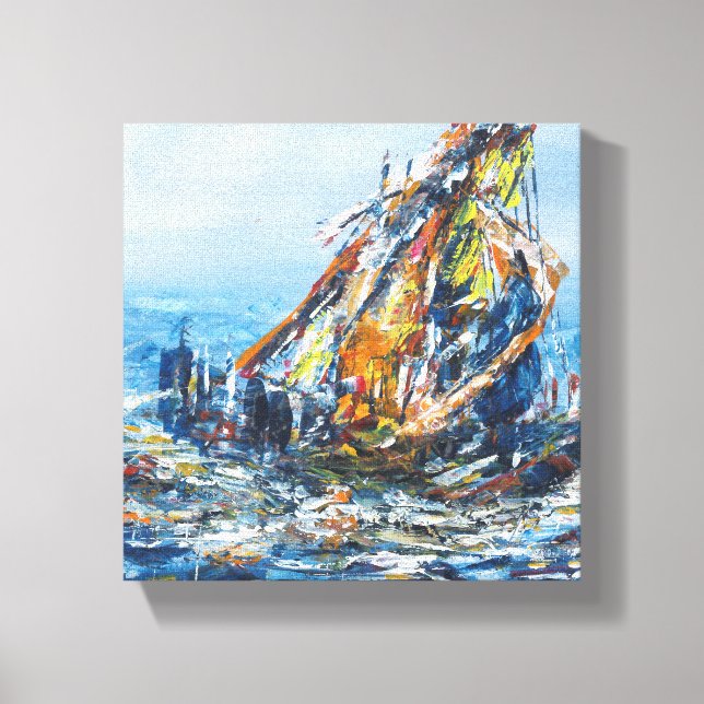 Wandmalerei Leinwanddruck (Vorderseite)