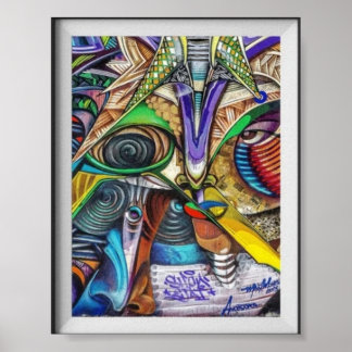 Wandmalerei... Poster