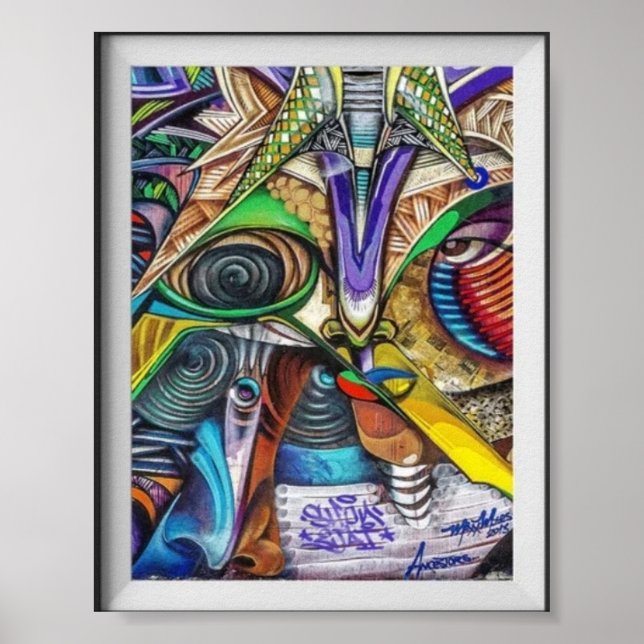 Wandmalerei... Poster (Vorne)