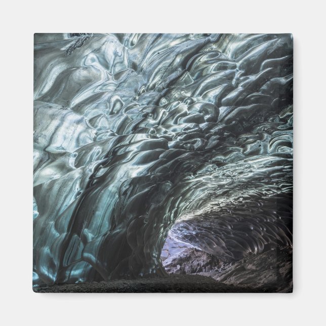 Wandmuster der Eishöhle Magnet (Vorne)