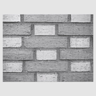 Wandpapier aus grauem Ziegelstein Seidenpapier