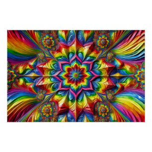 Wandplakat mit LGBTQ-Farbgestaltung Poster