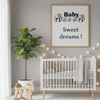 Wandposter Elefant doppelseitig personalisierbar Poster
