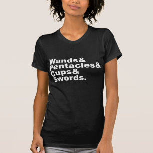 Wands & Pentagramme & Cups & Schwerter   TAROT T-Shirt