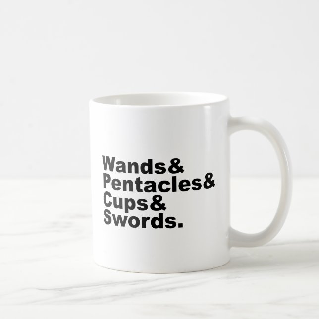 Wands & Pentagramme & Cups & Schwerter | TAROT Tasse (Rechts)