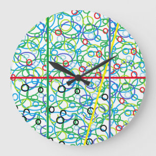 Wandschloss für Schlafzimmer oder Badezimmer Große Wanduhr