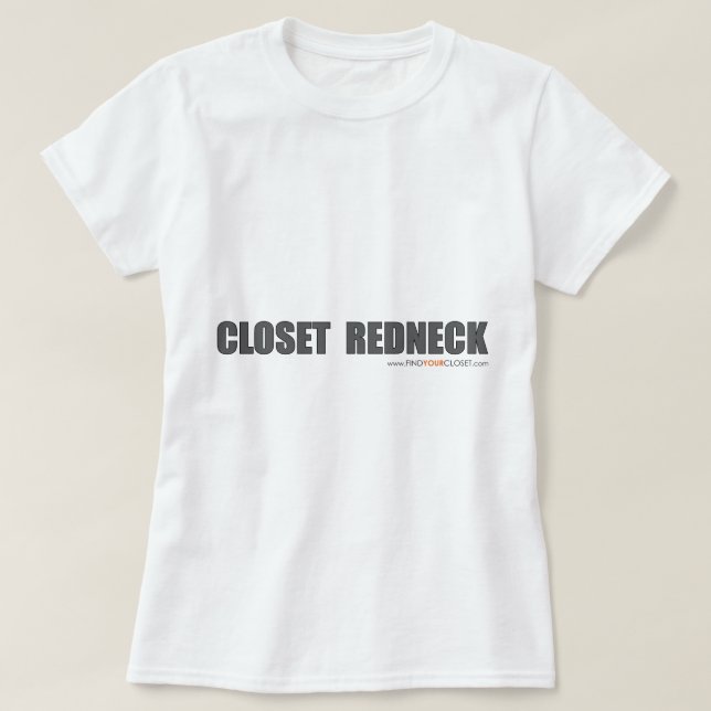 Wandschrank-Redneck T-Shirt (Design vorne)