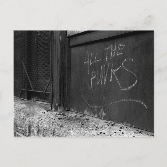 Wandschrift Postkarte (Vorderseite)