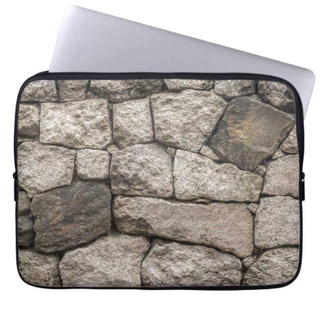 Wandstein Laptopschutzhülle (Vorderseite)