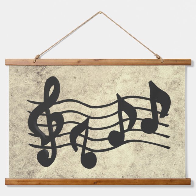 Wandteppich im Holzrahmen - Hanging Harmony Wandteppich Mit Holzrahmen (Vorne)