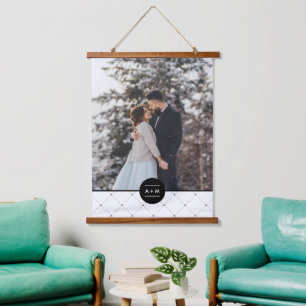  WANDTEPPICH MIT HOLZRAHMEN