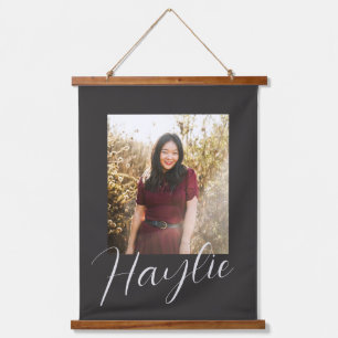  WANDTEPPICH MIT HOLZRAHMEN