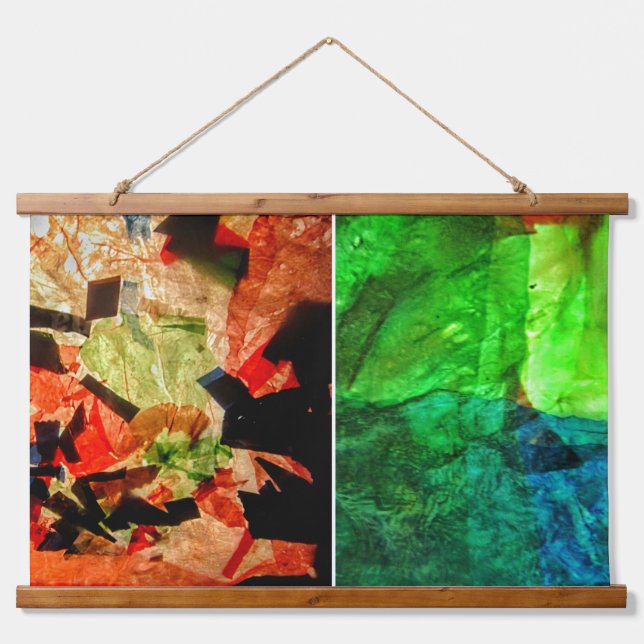 Wandteppiche aus Holz (Vorne)