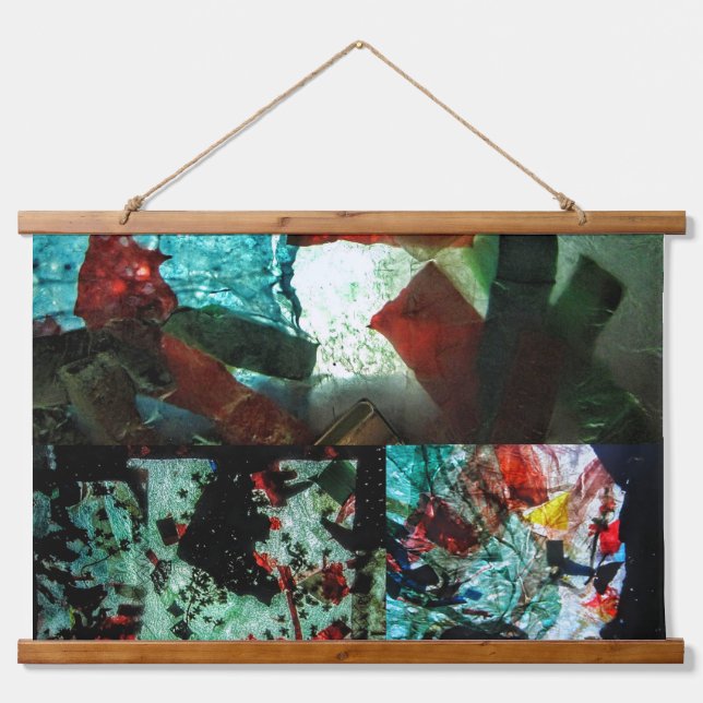 Wandteppiche aus Holz (Vorne)