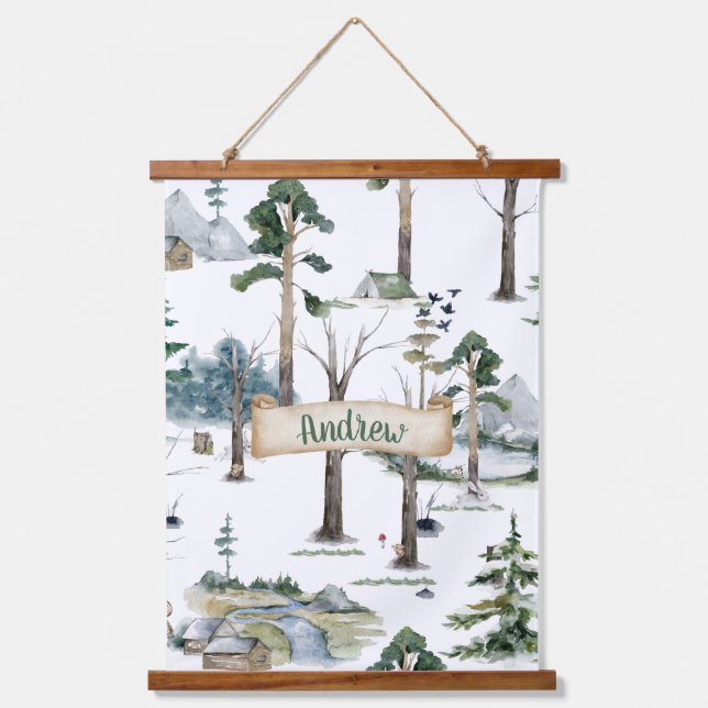 Wandteppiche aus Holz (Vorderseite)