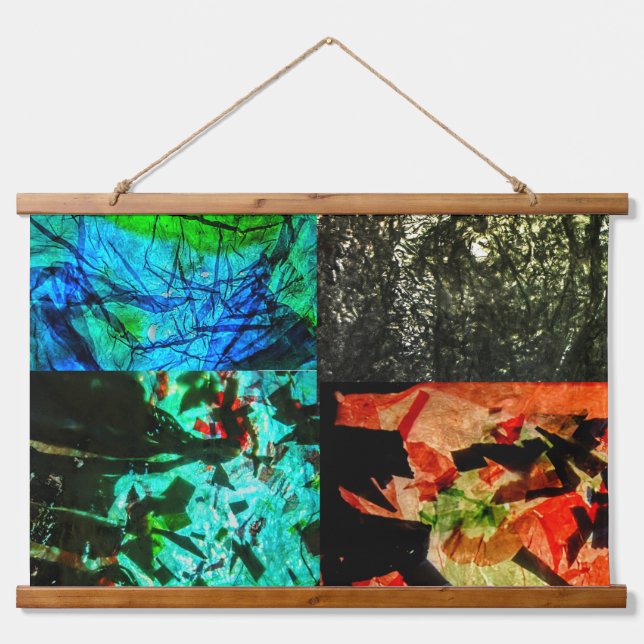 Wandteppiche aus Holz (Vorne)