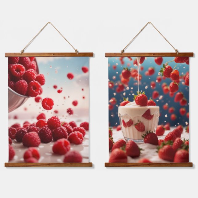 Wandteppiche aus Holz (Doppelt)