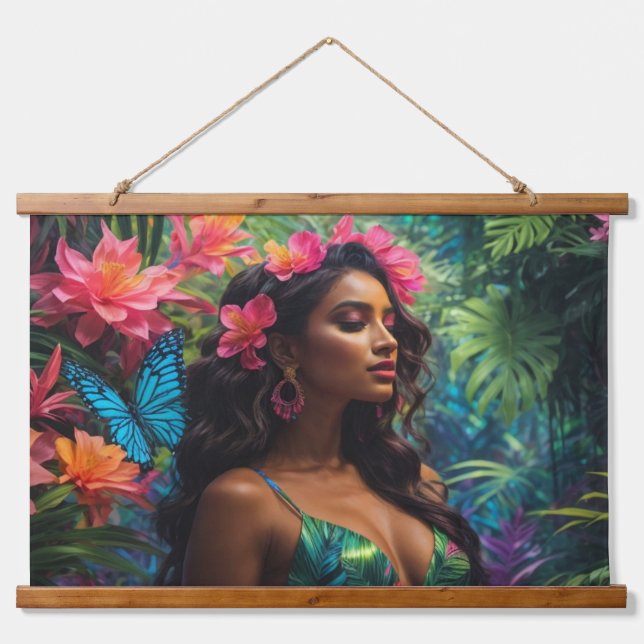 Wandteppiche aus Holz (Vorne)