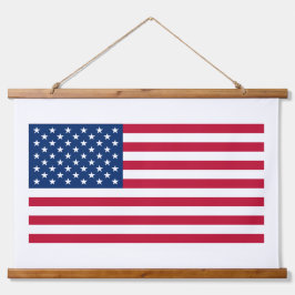 Wandteppiche aus Holz mit amerikanischer Flagge