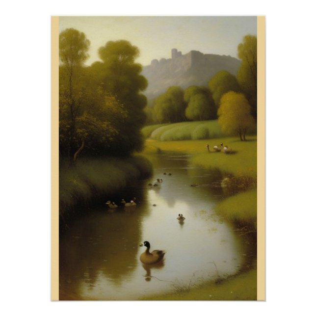 Wandteppiche aus Holz Poster (Vorderseite)