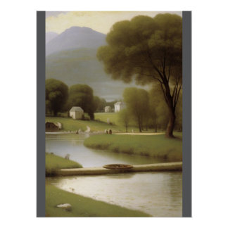 Wandteppiche aus Holz Poster