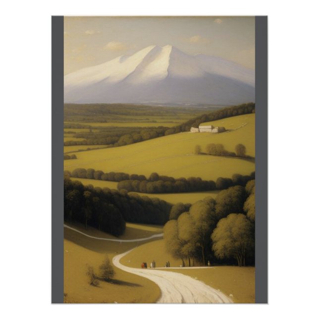 Wandteppiche aus Holz Poster (Vorderseite)