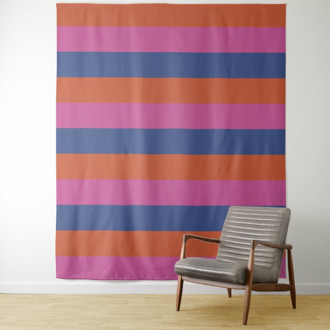 Wandteppiche aus Tri-Color-Streifen (Beispiel)