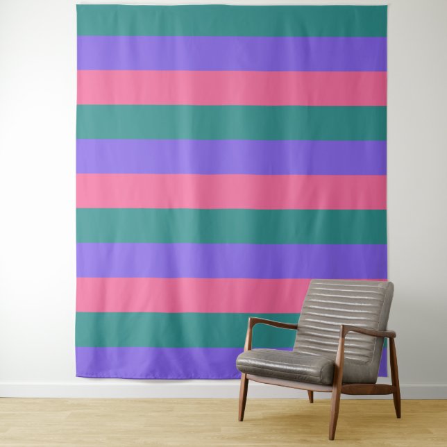 Wandteppiche aus Tri-Color-Streifen (Beispiel)