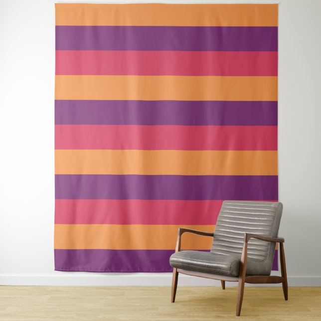 Wandteppiche aus Tri-Color-Streifen (Beispiel)