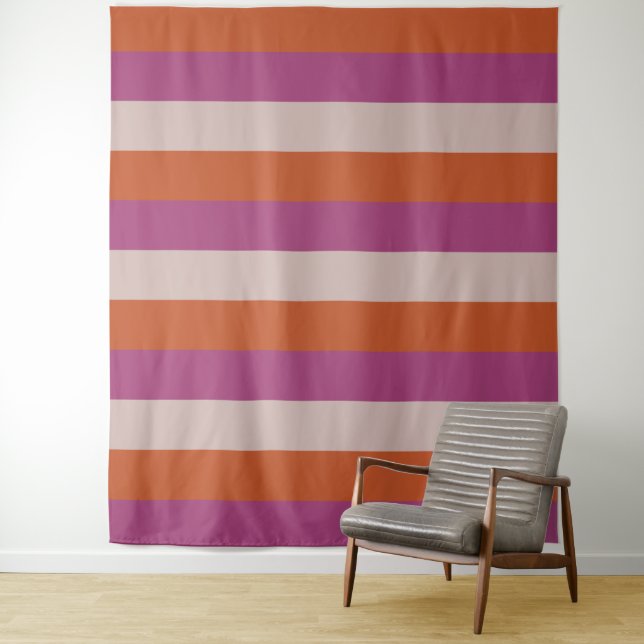 Wandteppiche aus Tri-Color-Streifen (Beispiel)