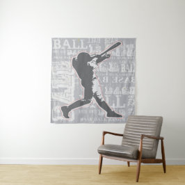 Wandteppiche für Baseball-Design