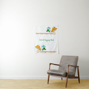 Wandteppiche, gefrierlesene Pilze Wandteppich