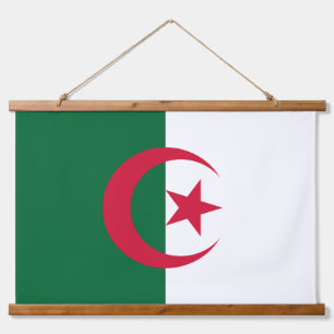 Wandteppiche mit algerischer Flagge