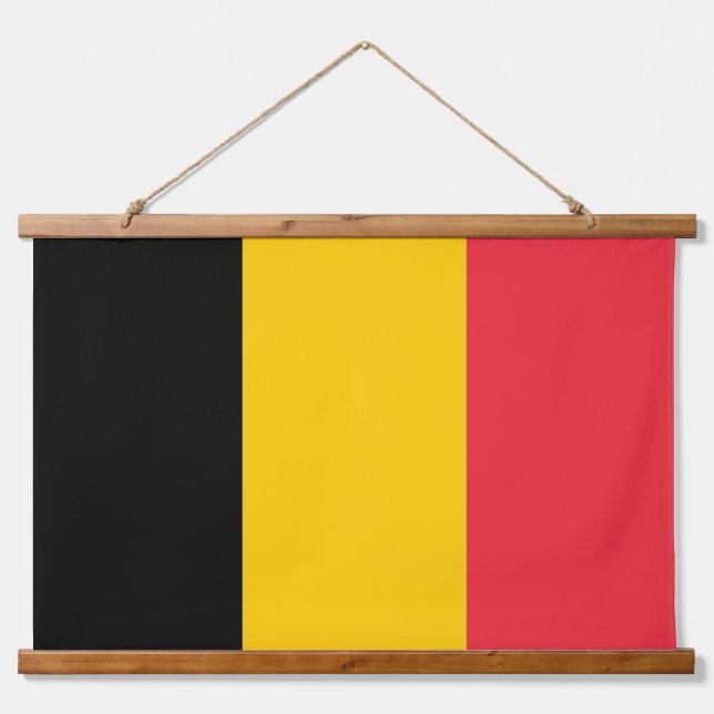 Wandteppiche mit der Flagge Belgiens (Vorne)