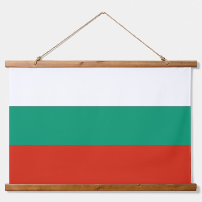 Wandteppiche mit der Flagge Bulgariens (Vorne)