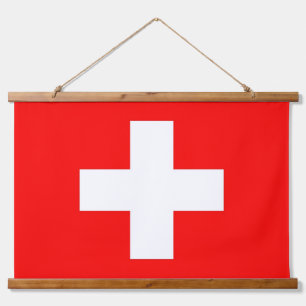 Wandteppiche mit der Flagge der Schweiz